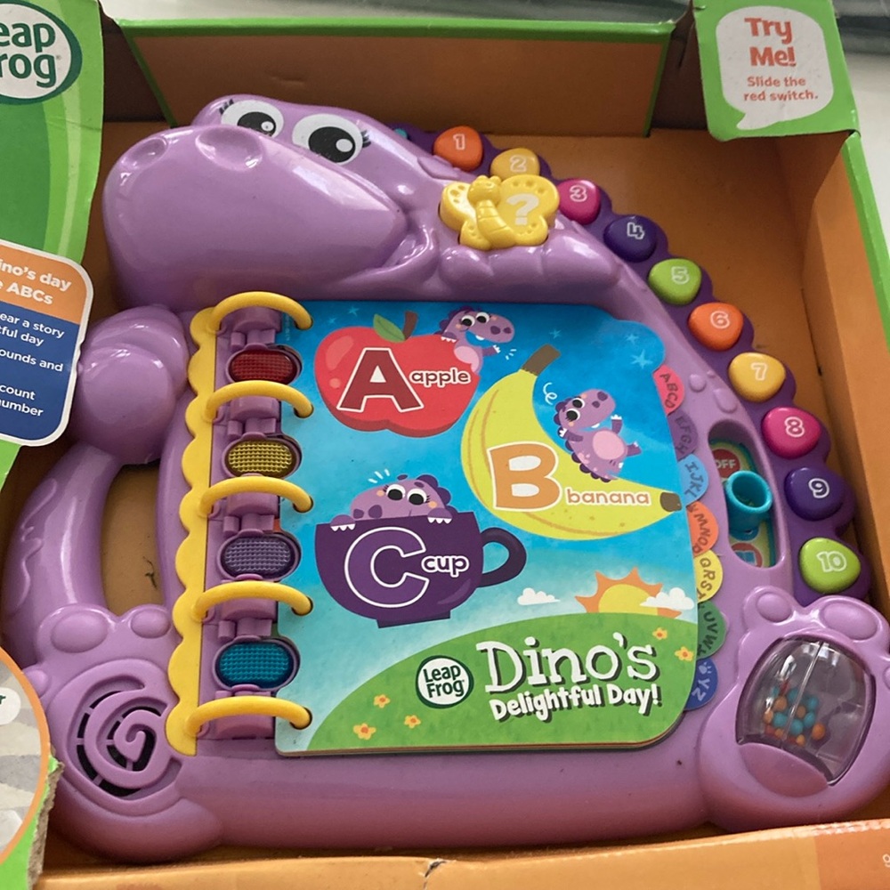 leap frog purple hippo